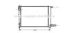 AVA QUALITY COOLING CN2070 Radiator, engine cooling